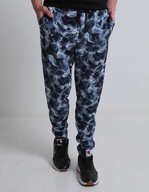 Pants regular con jareta para hombre 1
