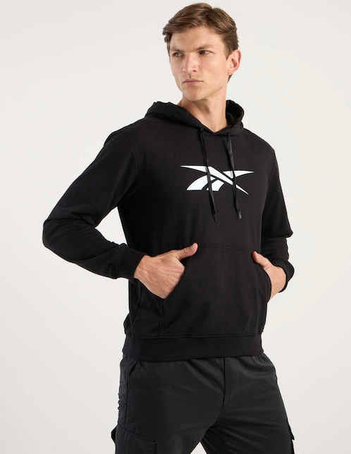 Sudadera Reebok con capucha y bolsa para hombre