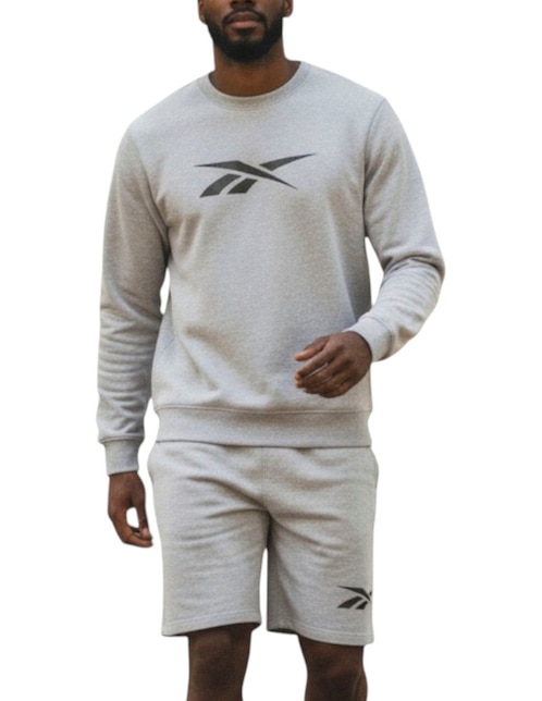 Conjunto deportivo regular con elástico para hombre