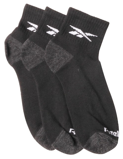 Set de calcetín comfort para entrenamiento Reebok para hombre 3 pares