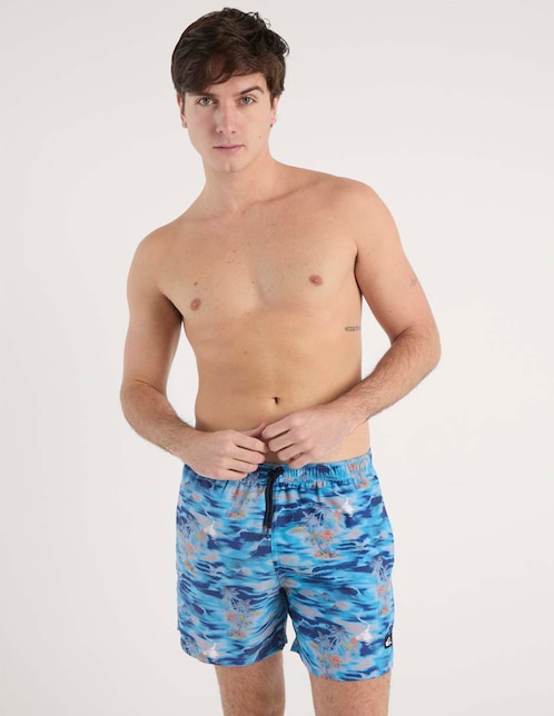 Traje de baño short Quiksilver con bolsillos para natación hombre