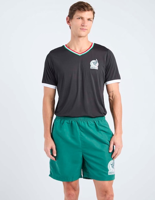 Short deportivo Wilson con bolsillos México para entrenamiento hombre