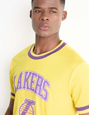 Playera deportiva para básquetbol Nba Los Angeles Lakers para hombre