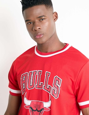 Playera deportiva para básquetbol Nba Chicago Bulls para hombre