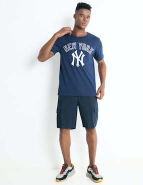 Playera deportiva para béisbol New York Yankees de hombre