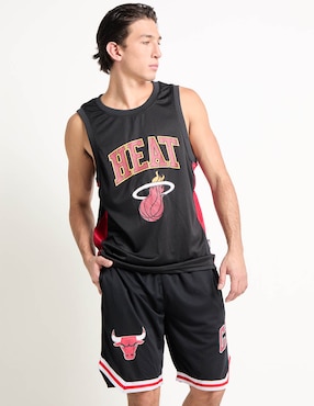 Short con bolsillos para básquetbol hombre