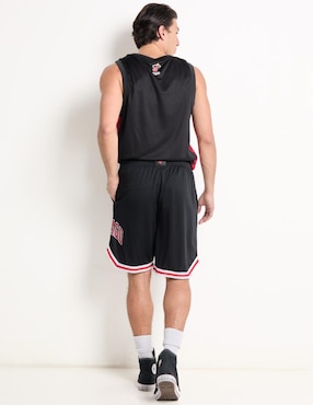 Short con bolsillos para básquetbol hombre