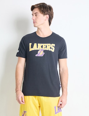 Playera deportiva para básquetbol Los Angeles Lakers de hombre