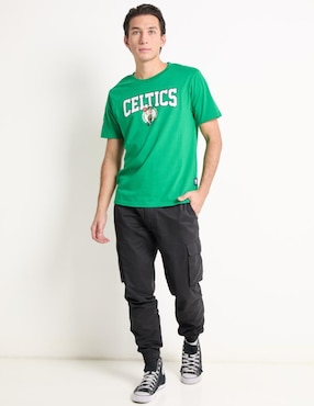 Playera deportiva para básquetbol Boston Celtics de hombre