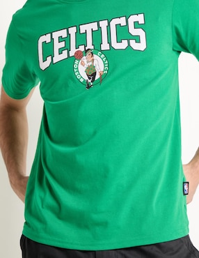 Playera deportiva para básquetbol Boston Celtics de hombre