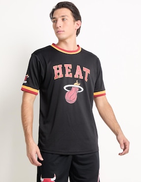 Playera deportiva para básquetbol Miami Heats de hombre