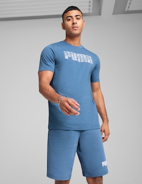 Playera Puma Mass Merchants Tee Cuello Redondo Para Hombre