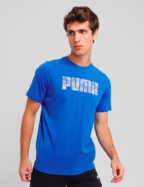 Playera Puma Mass Merchants Cuello Redondo Para Hombre