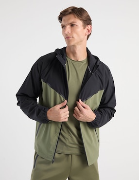 Chamarra casual Sprint con capucha y bolsa para hombre