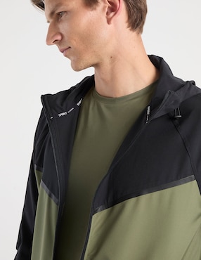 Chamarra casual Sprint con capucha y bolsa para hombre