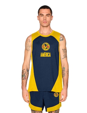 Conjunto deportivo regular con elástico para hombre