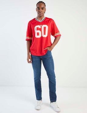 Playera NFL Kansas City Chiefs cuello V para hombre