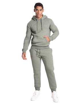 Conjunto deportivo straight con elástico para hombre