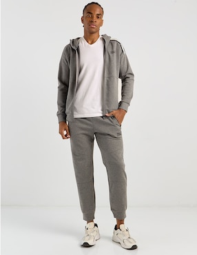 Conjunto deportivo straight con elástico para hombre