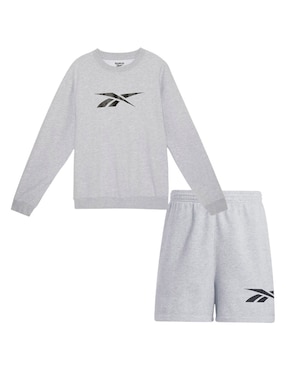 Conjunto deportivo regular con elástico para hombre