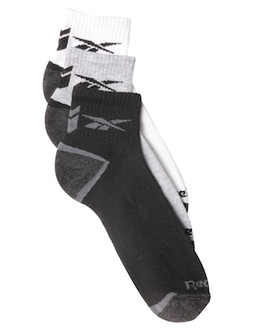 Set de calcetín comfort para entrenamiento Reebok para hombre 3 pares