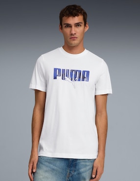 Playera deportiva para entrenamiento Puma ESS LOGO LAB Story 2 Tee de hombre