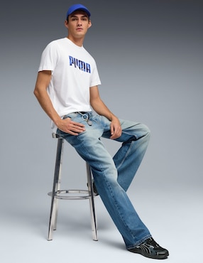 Playera deportiva para entrenamiento Puma ESS LOGO LAB Story 2 Tee de hombre