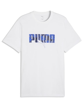 Playera deportiva para entrenamiento Puma ESS LOGO LAB Story 2 Tee de hombre