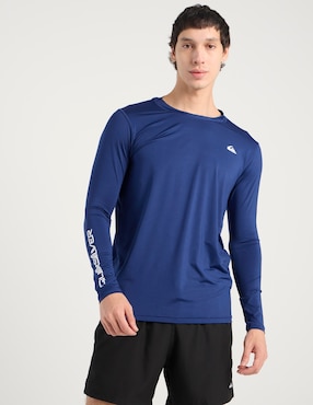Wetshirt Quiksilver estampado logo para hombre