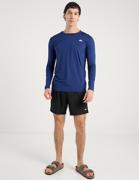 Wetshirt Quiksilver estampado logo para hombre