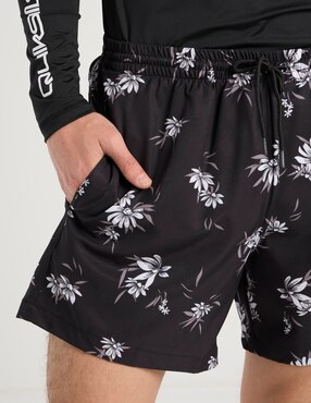 Traje de baño short Quiksilver con bolsillos para natación hombre