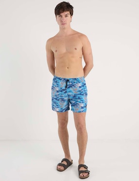 Traje de baño short Quiksilver con bolsillos para natación hombre