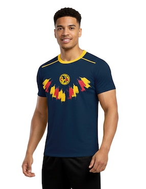 Playera deportiva para fútbol America Club América de hombre