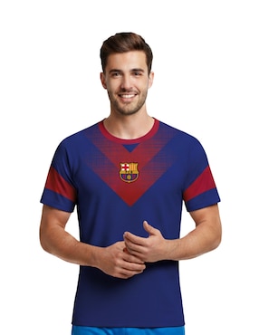 Playera deportiva para fútbol FC Barcelona Fútbol Club Barcelona de hombre