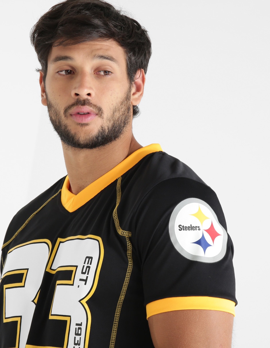 Playera deportiva NFL Steelers de fútbol americano para hombre | Suburbia .