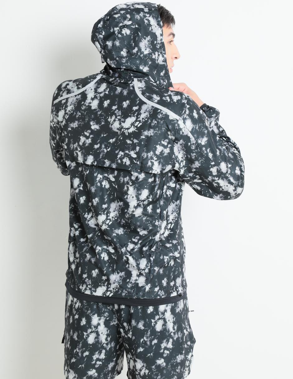 CHAMARRA SPRINT, G, NEGRO ESTAMPADO CAP