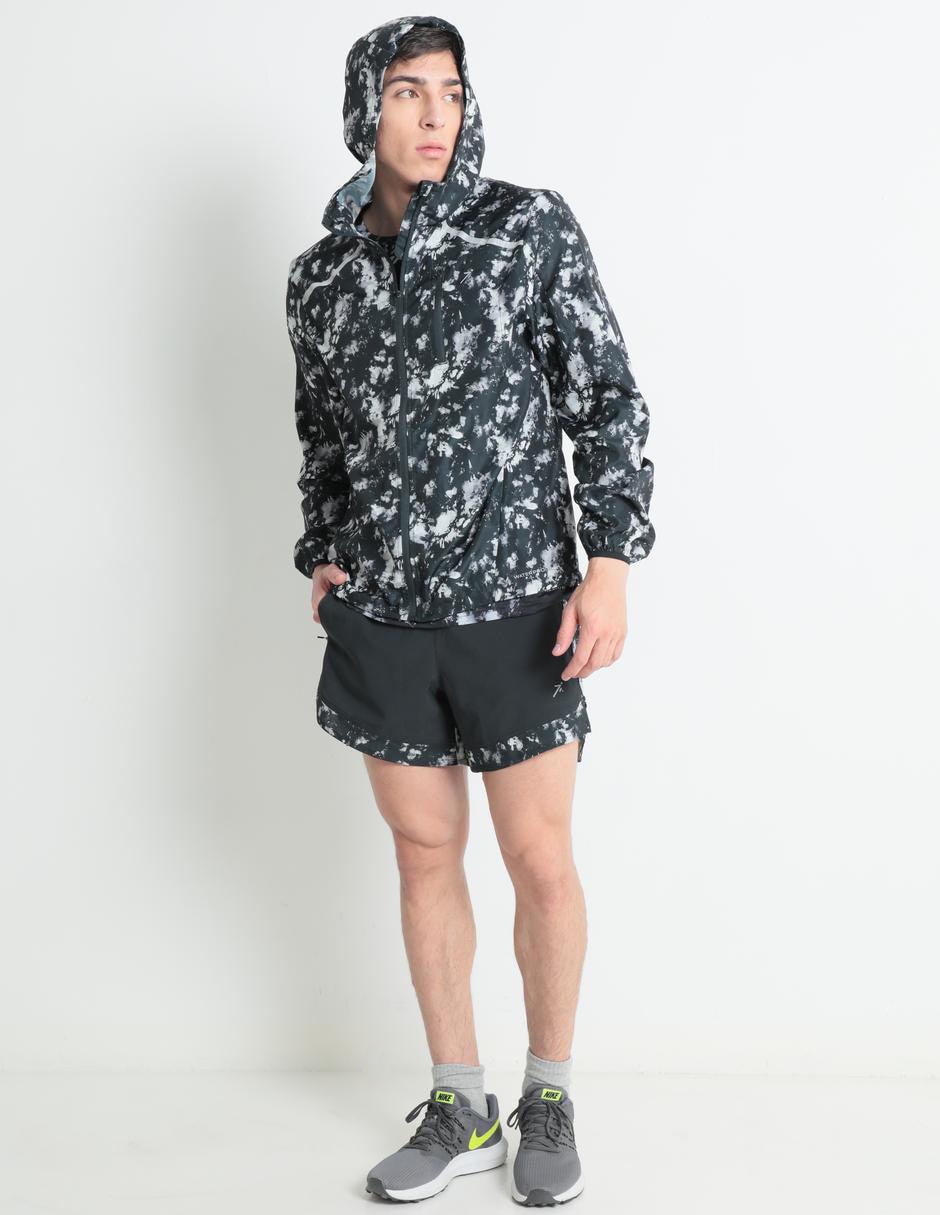 CHAMARRA SPRINT, G, NEGRO ESTAMPADO CAP