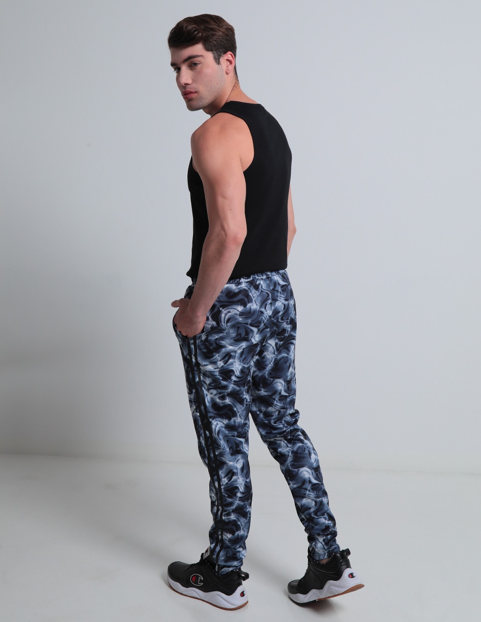 Pants regular con jareta para hombre 2