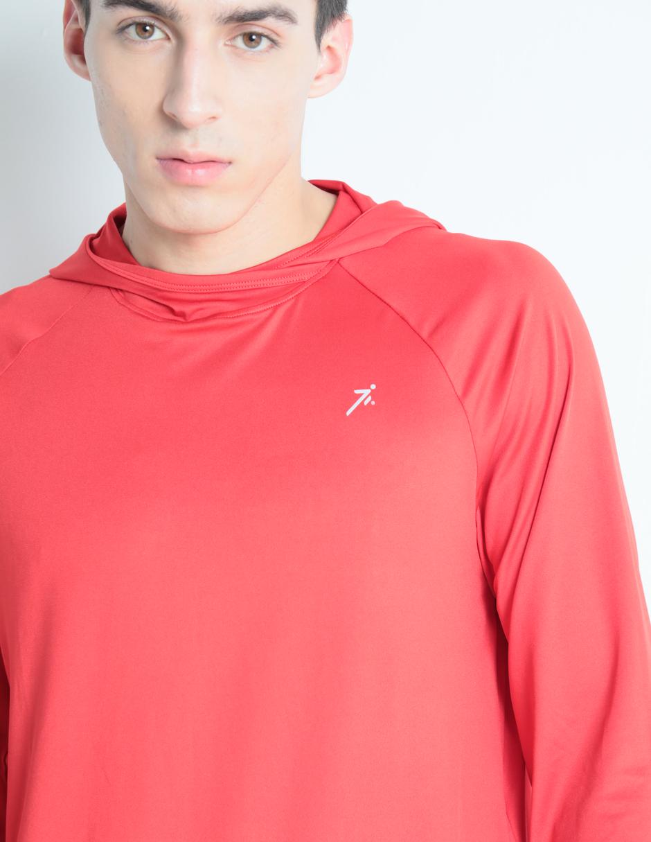 PLAYERA SPRINT, M, CARMÍN CLARO LISO C