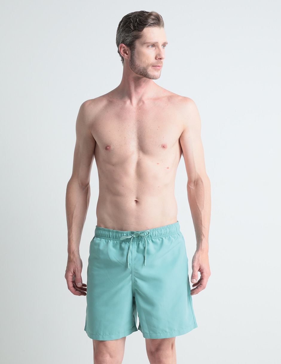 Traje de baño con bolsillos para hombre