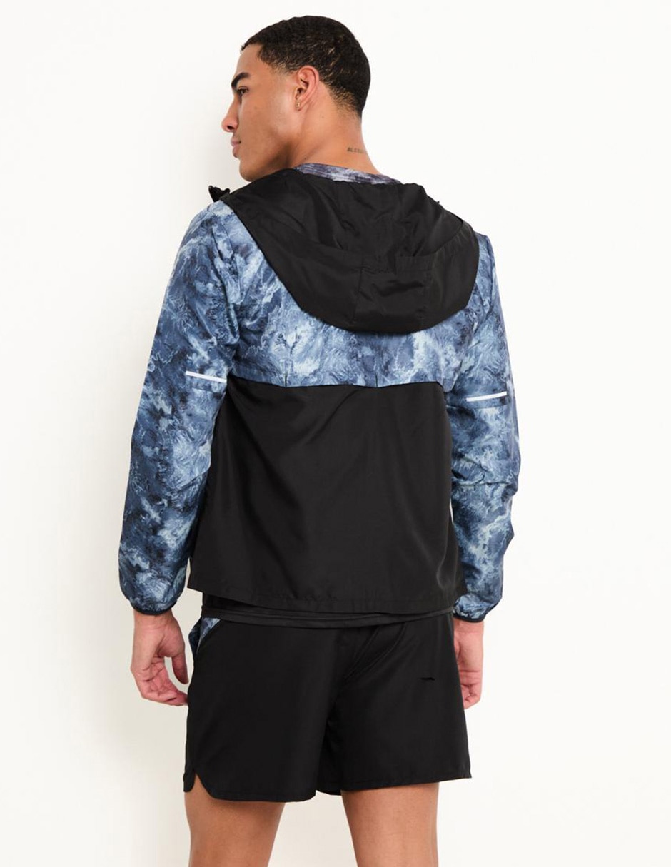 Chamarra casual con capucha para hombre 2
