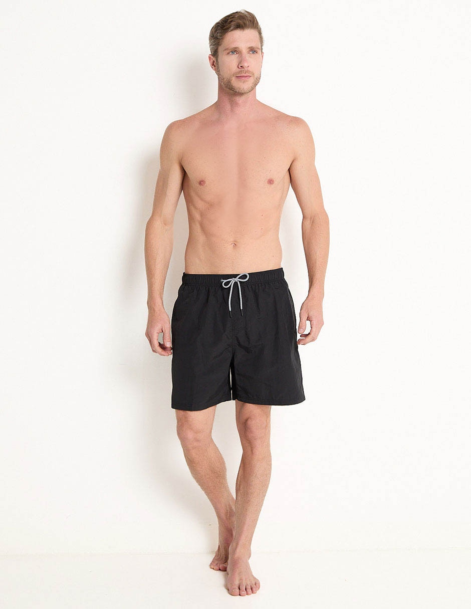 TRAJE DE BAÑO WEEKEND, M, NEGRO LISO EL