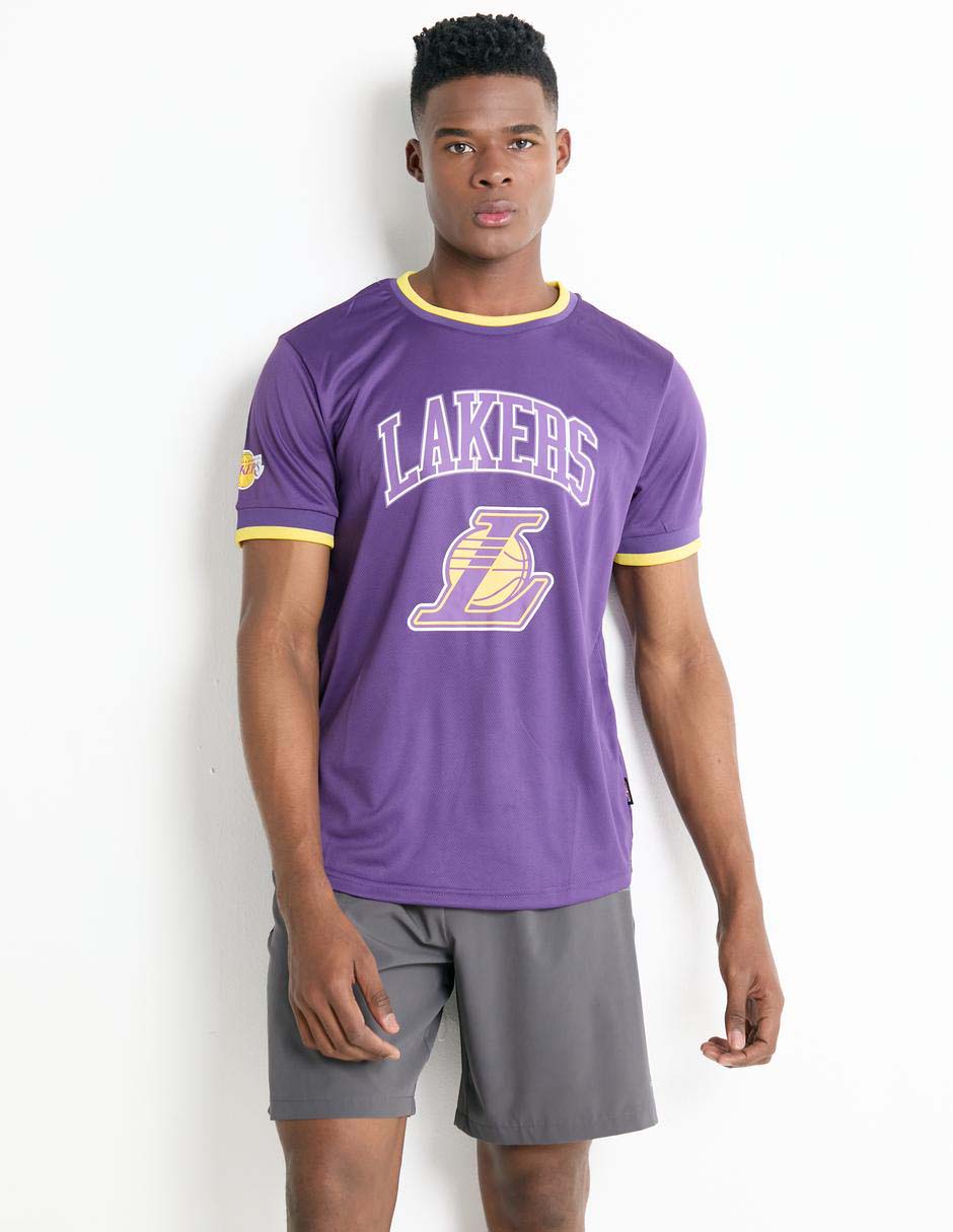Playera deportiva para básquetbol Los Angeles Lakers para hombre Playera deportiva para básquetbol Los Angeles Lakers para hombre