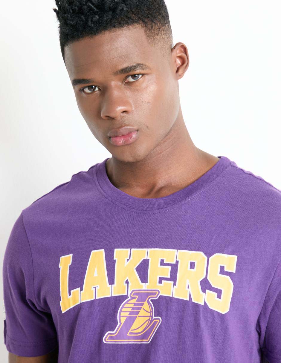 Playera deportiva para básquetbol Los Angeles Lakers de hombre 4