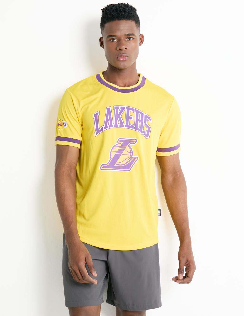 Playera deportiva para básquetbol Los Angeles Lakers para hombre Playera deportiva para básquetbol Los Angeles Lakers para hombre