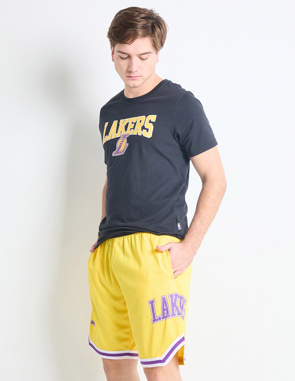 Short con bolsillos para básquetbol hombre
