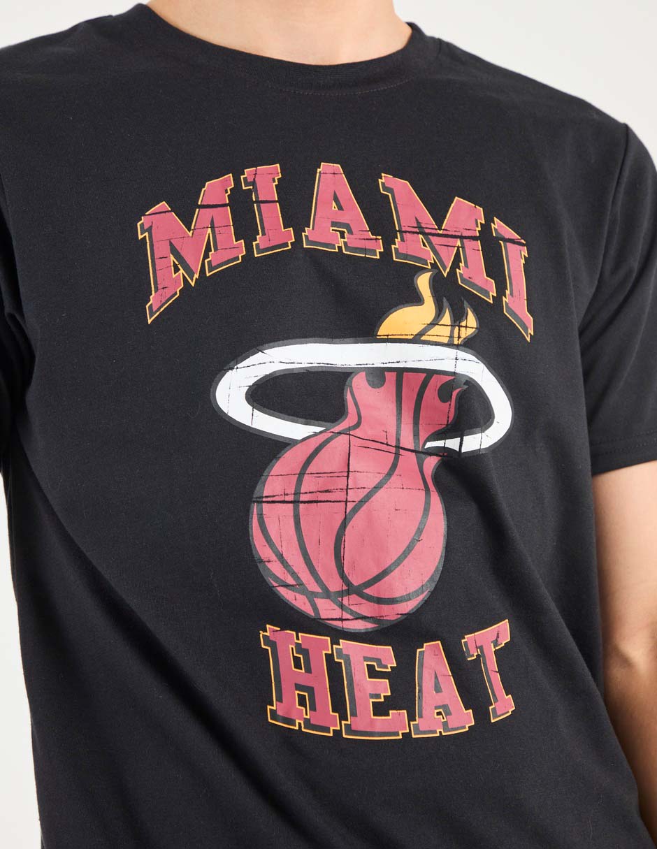Playera deportiva para básquetbol Miami Heat Miami Heats de hombre 4