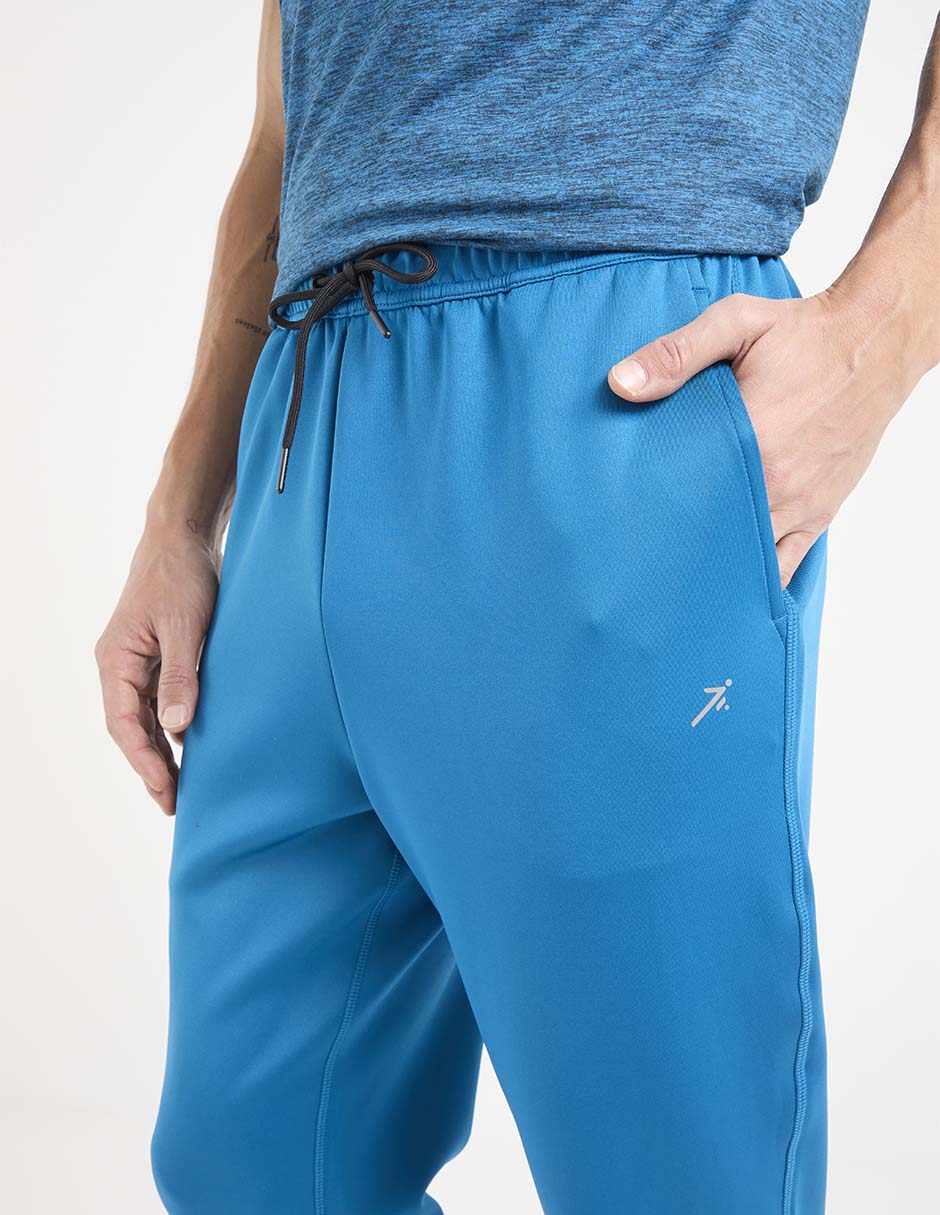 Pants straight con jareta para hombre 4