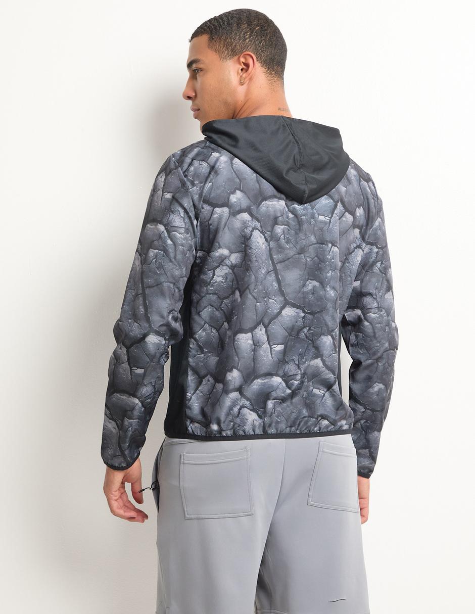 Chamarra casual con capucha para hombre 2