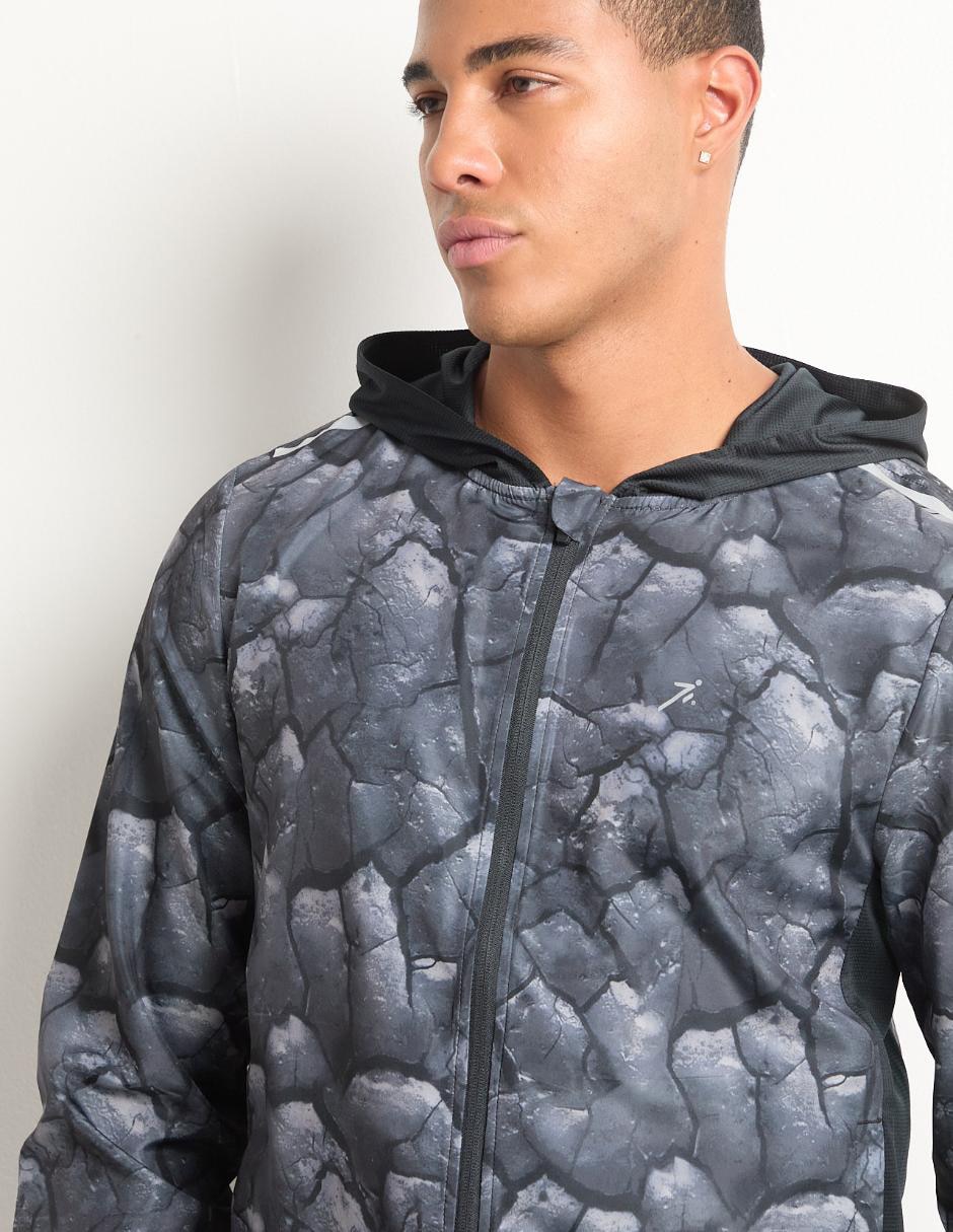 Chamarra casual con capucha para hombre 4